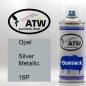 Preview: Opel, Silver Metallic, 16P: 400ml Sprühdose, von ATW Autoteile West.